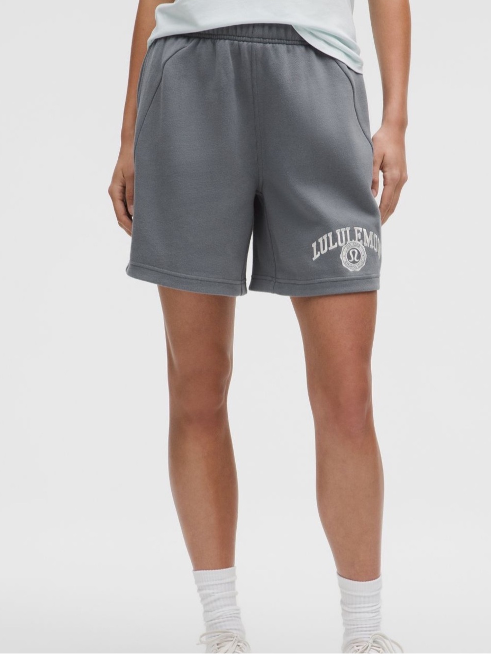 Lululemon scuba oversized MR short 7” graphic, NWT, L